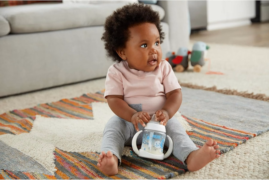 Κύπελλο NUK Learner, 5 oz, 1 συσκευασία, 6+ μηνών – Χωρίς BPA, Αδιάβροχο κύπελλο για μωρά