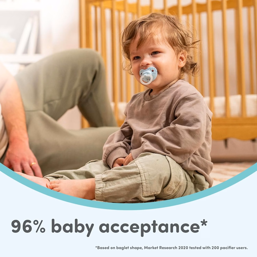 NUK First Choice Classic Ορθοδοντική Πιπίλα Μωρού, Πιπίλα Νεογέννητου 0-6 Μηνών, Ουδέτερης Χρήσης, Απαραίτητα για το Μωρό, Συσκευασία των 5 τεμαχίων: Υγεία & Οικιακό