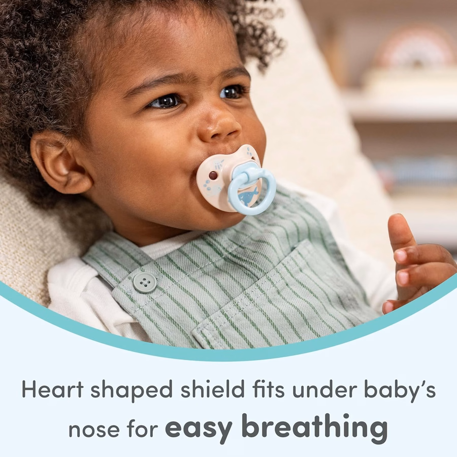 NUK First Choice Classic Ορθοδοντική Πιπίλα Μωρού, Πιπίλα Νεογέννητου 0-6 Μηνών, Ουδέτερης Χρήσης, Απαραίτητα για το Μωρό, Συσκευασία των 5 τεμαχίων: Υγεία & Οικιακό