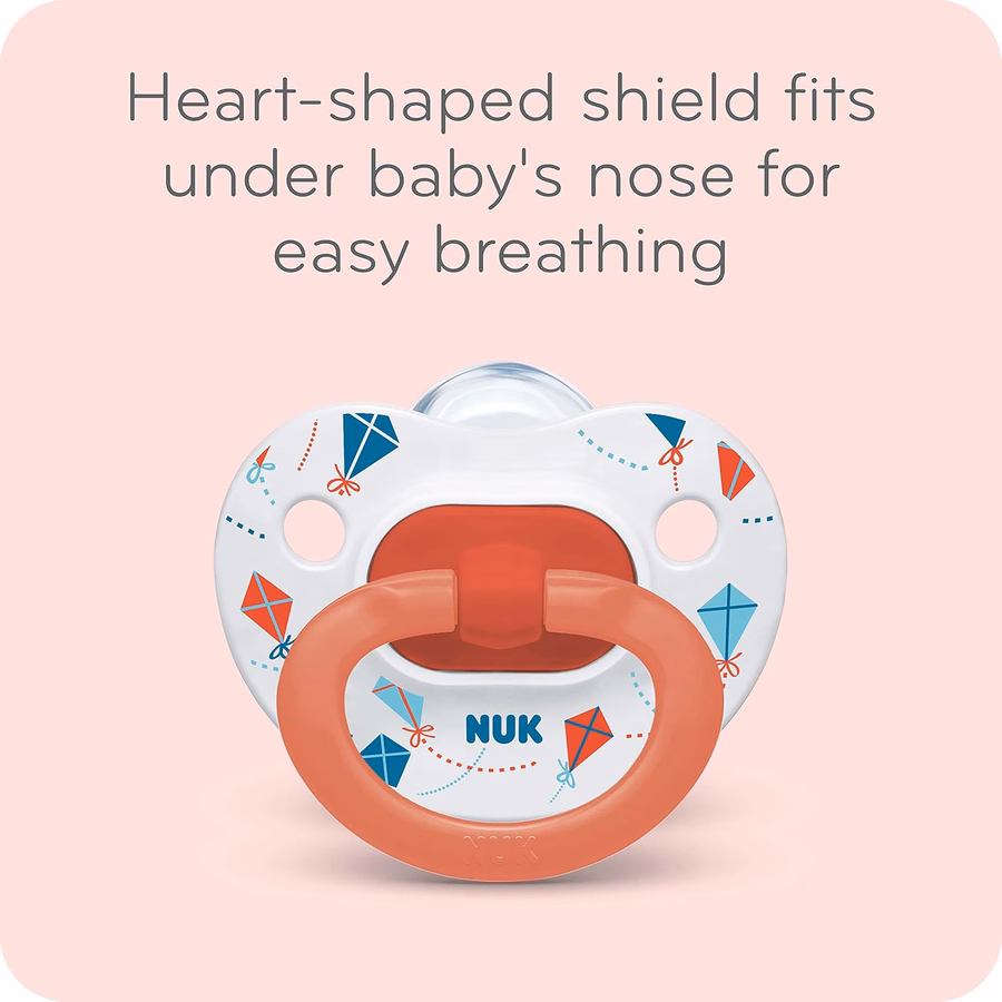 NUK First Choice Classic Ορθοδοντική Πιπίλα Μωρού, Πιπίλα Μωρού 6-18 Μηνών, Ουδέτερης Ποιότητας, Απαραίτητα για το Μωρό, Συσκευασία των 5 τεμαχίων: Υγεία & Οικιακό