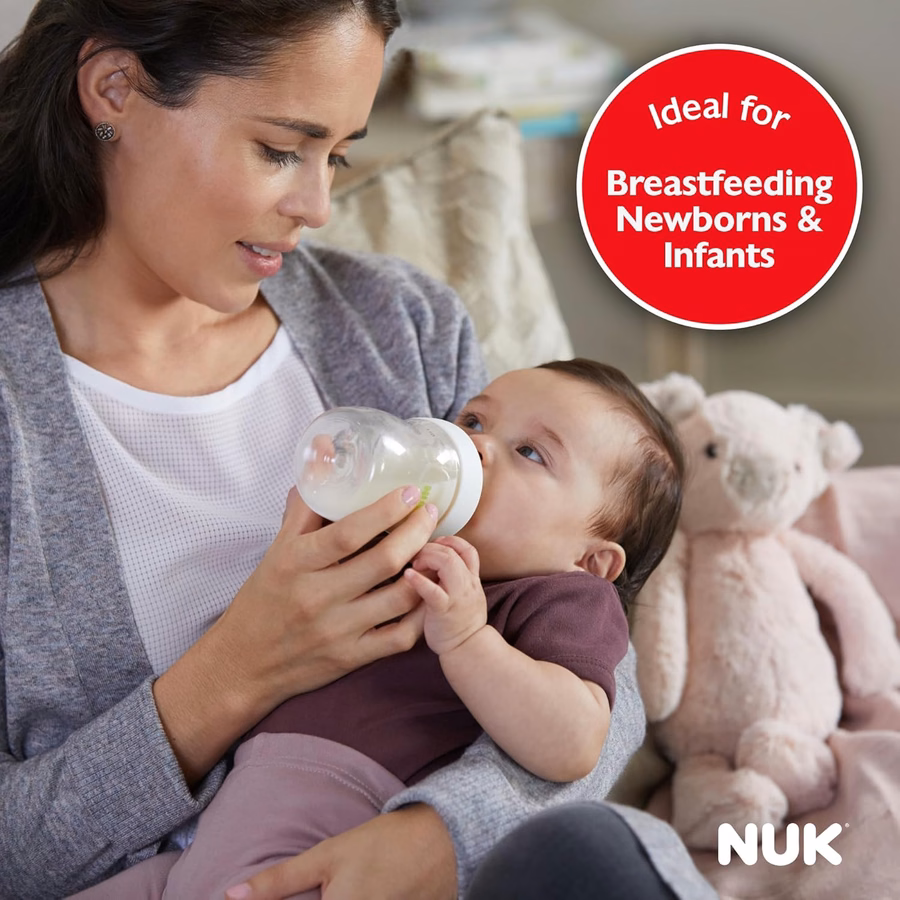 Μπιμπερό NUK Simply Natural με SafeTemp, 5 oz, 4 τεμάχια: Μωρό